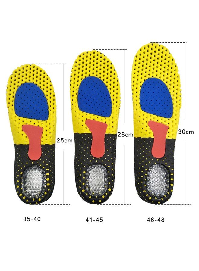 ZCM-HAPPY 2 Pairs of Orthopedic Arch Support Insole Multi-Functional Shock Absorption Sweat Absorption Breathable Suitable for Leisure Sports - Image 3