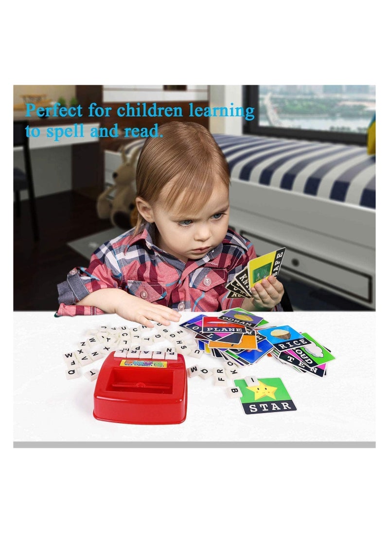 Generic Learning Toys for Kids, Matching Letter Game, Educational Toys with Flash Cards, Spelling Game for 3-6 Year Old Boys Girls Preschooler Kindergarten (F)  - Image 3