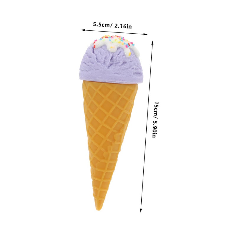 Realistic Fake Ice Cream Cone Toy Simulation Dessert Model Decoration - Image 3