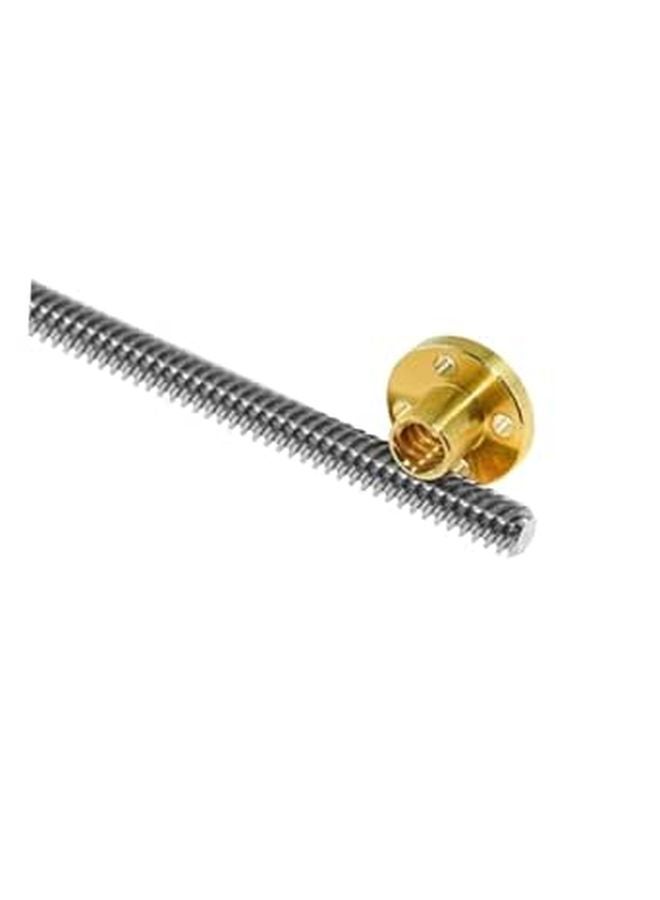 Stainless Steel Lead Screw and Nut 2PCS Set for 3D Printer Stepper Motor - Image 1