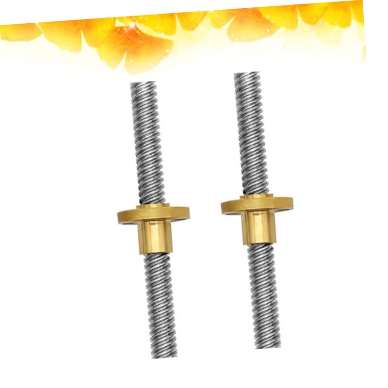 Stainless Steel Lead Screw and Nut 2PCS Set for 3D Printer Stepper Motor - Image 4