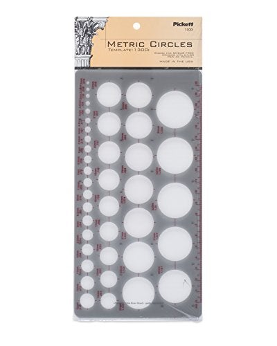 Pickett Metric Circles Template (1300I) - Image 2