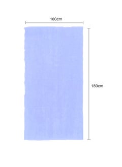 MAXQON Pack Of 2 - Beach Towel - 100% Cotton 600 GSM Over Sized (100x180cm), Highly Absorbent Bath Sheet For Pool, Beach, Fitness, Sports, Yoga, Color-White  - Image 3