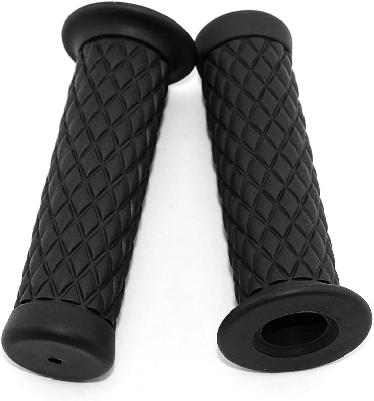surpassme Motorcycle Grips Non Slip Rubber Bar End Thruster Grip 7/8" 22mm 24mm Motorcycle Comfort Hand Handlebar Grip Thruster Grip - Image 1