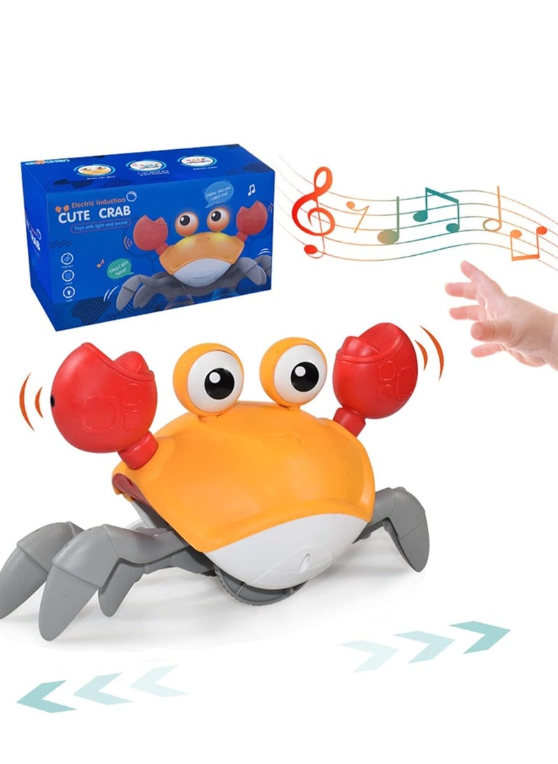YUNSYE Crab Toy Crawling Crab Baby Toys Infant - Tummy Time Toy Gifts for 3-12 Boy Girl with Learning Crawl System Music for 0-36 Months Walking Toddler Birthday Gift  - Image 5