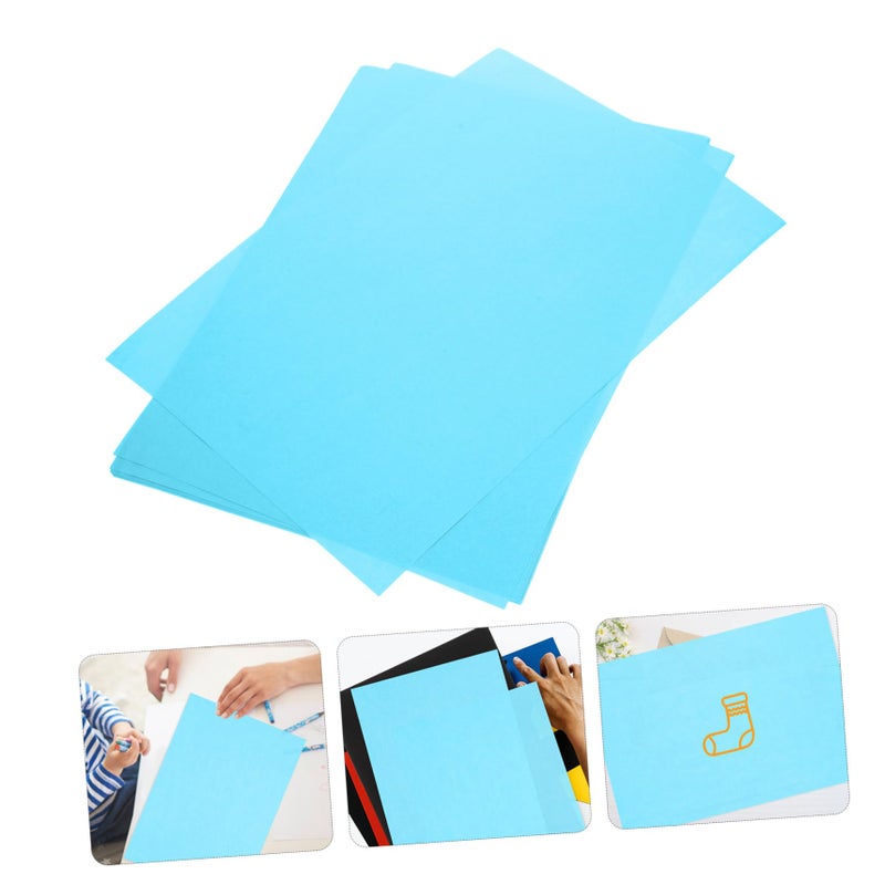Thick Blue Cardstock Paper 100 Sheets For Printing Crafting School Reports And Presentations - Image 5