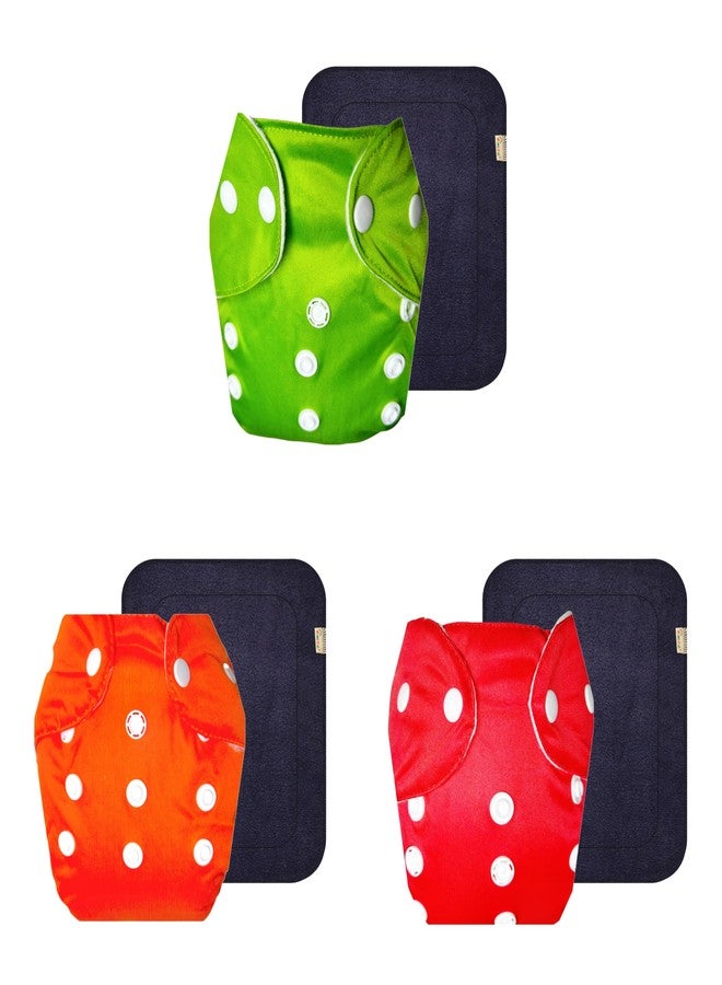 حفاضات قماشية دمبلدو لايت مع حشوة رمادية (عبوة من 3 قطع) | شعور بالجفاف والراحة | تهوية جيدة | سريع الجفاف | مثالية لفصل الصيف الهندي | من 3 أشهر إلى سنتين | للجنسين - Image 1