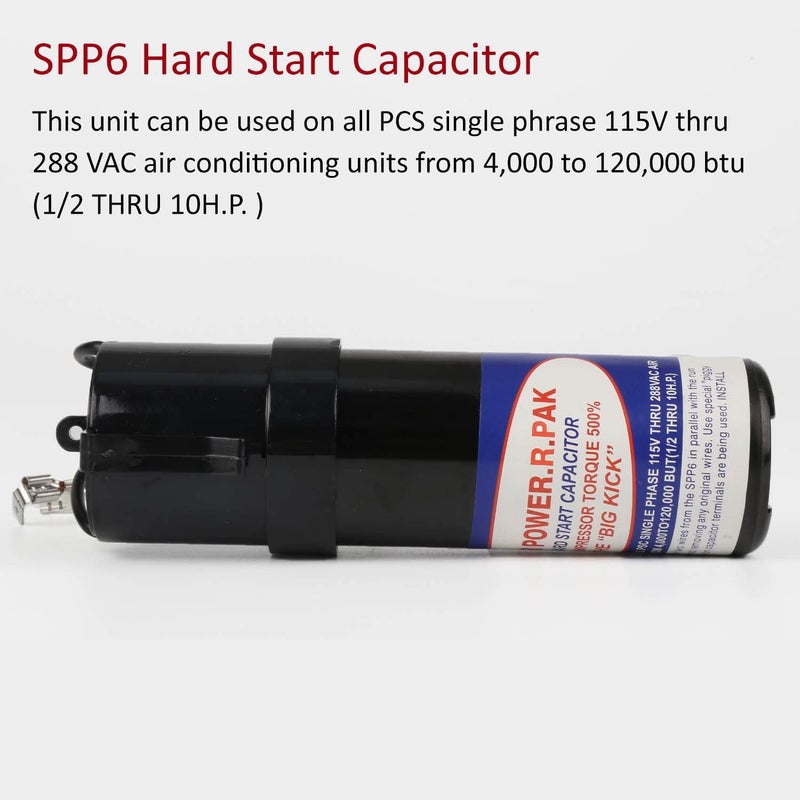Seentech SPP6 Relay/Capacitor Hard Start Kit for Air Conditioner - 500% Increase Starting Torque - Image 3