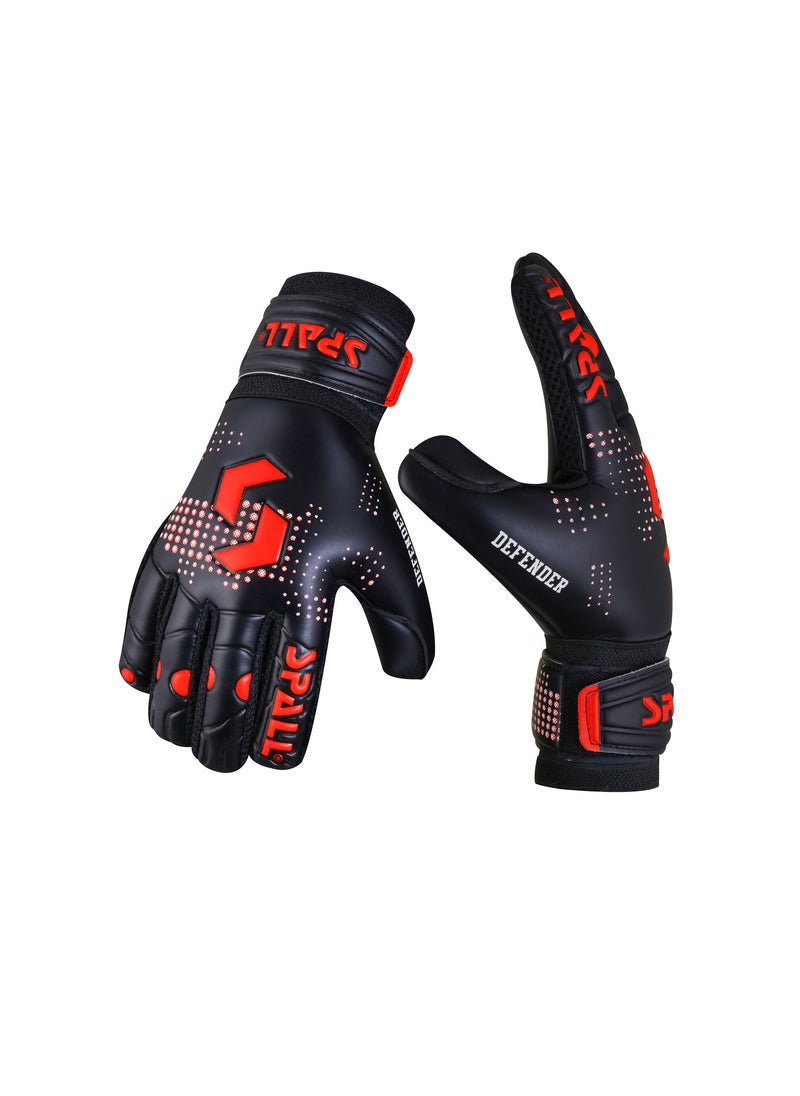 Spall Goal Keeper Gloves Strong Grip With Finger Spine Double Wrist Protection Prevent Injuries For The Toughest Saves Goalie Training Gloves For Men And Women  - Image 2