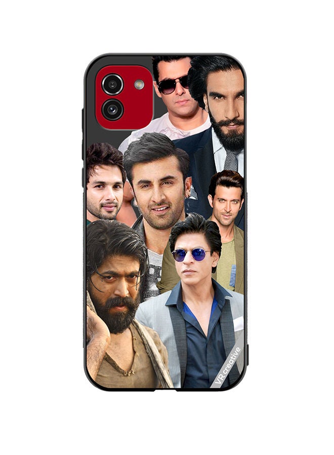 VR CREATIVE Protective Case Cover For Samsung Galaxy A03 Bolyywood Actors Design Multicolour - Image 1