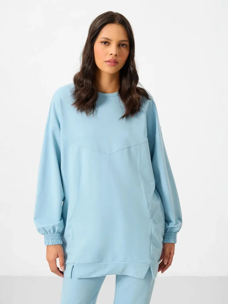 تومي لايف TOMMY Oversized Fleece Sweatshirt And Pants Set