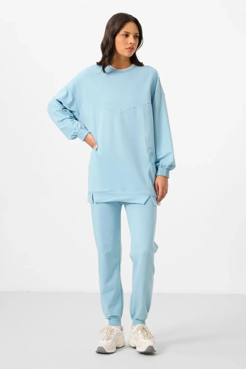 تومي لايف TOMMY Oversized Fleece Sweatshirt And Pants Set