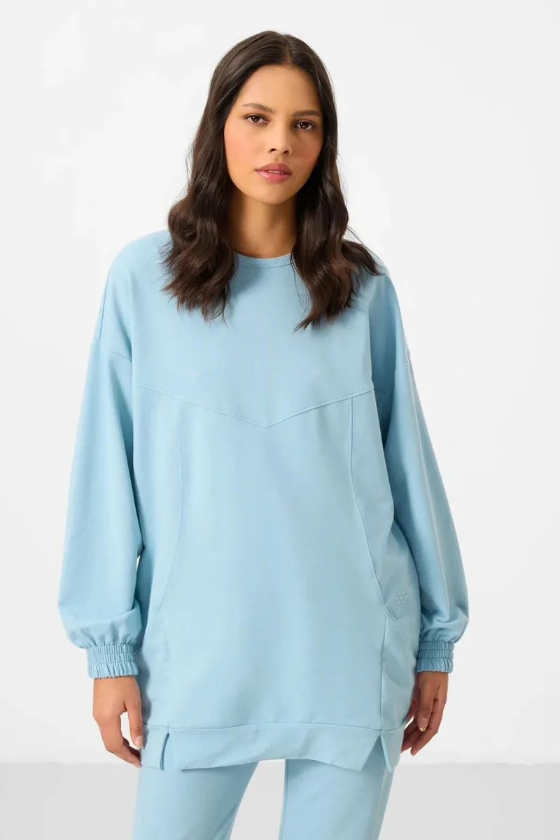 تومي لايف TOMMY Oversized Fleece Sweatshirt And Pants Set