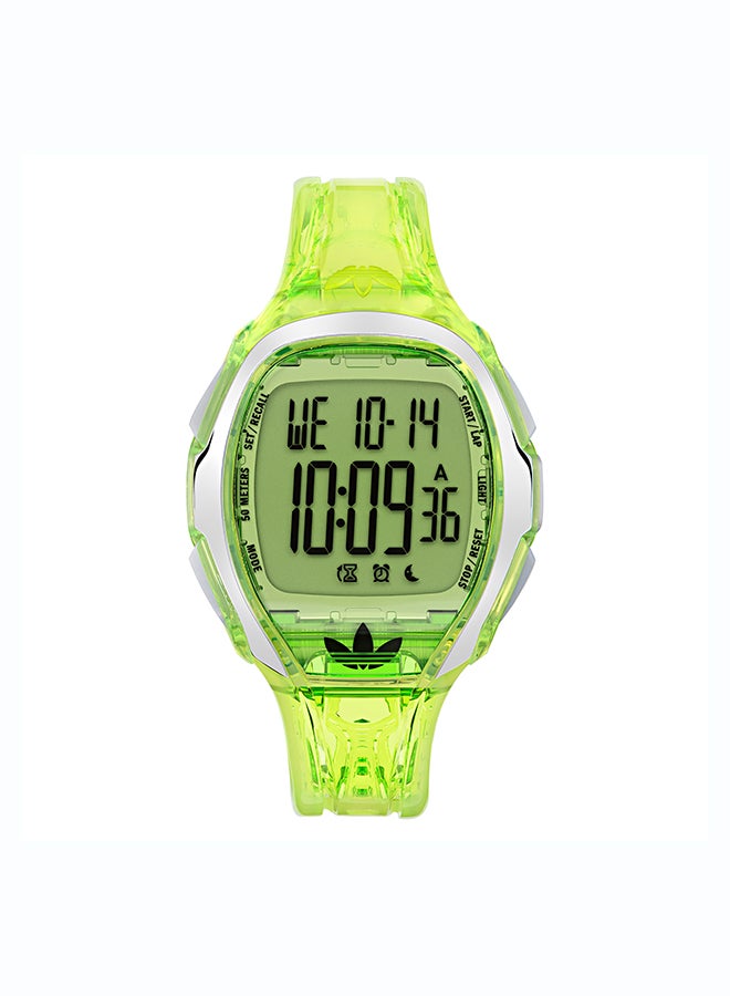 Adidas Uni Athletics One Grn Dl Grn Cs 45 Mm Qtz Dig Grn Res Ss25 - Image 1