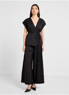ELLA Tie Up Blouse & Pant Set  - Image 1