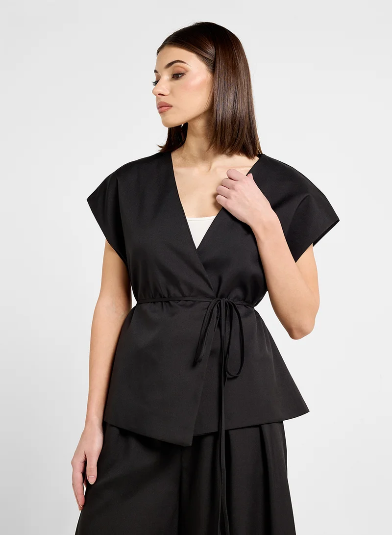 ELLA Tie Up Blouse & Pant Set