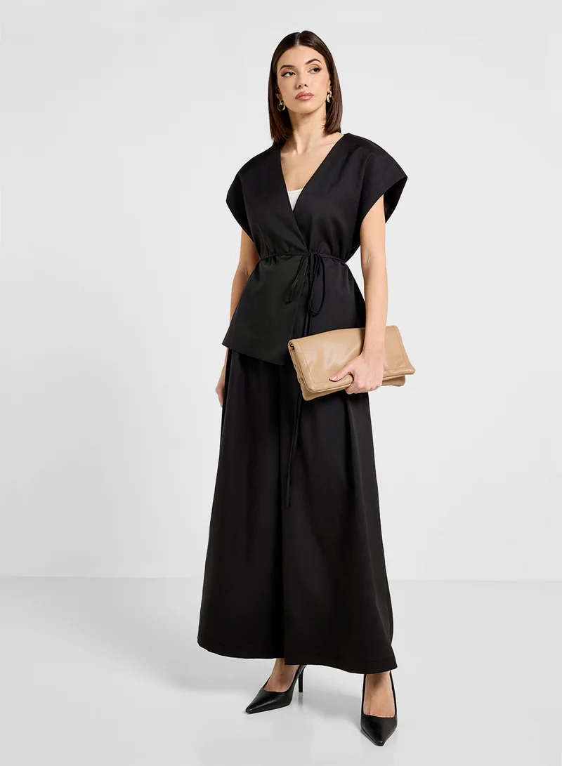 ELLA Tie Up Blouse & Pant Set