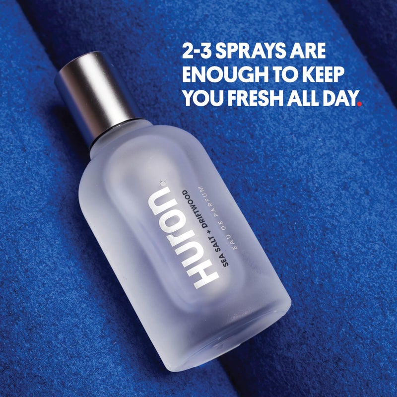 Huron Menâ€™s Cologne - Eau de Parfum for Everyday Wear - Clean, Aromatic Notes of Mandarin, Cardamom, Blue Sage, Lavender & Ocean Air - Long Lasting - Safe, Clean Ingredients - 1.7 Fl. Oz. - Image 3