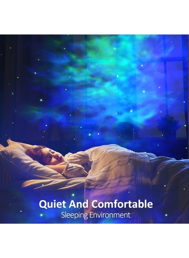 أورلينيك ORLENIC مصباح عرض المجرة على شكل رائد فضاء، إضاءة سماء مرصعة بالنجوم مع سدم، مكبر صوت بلوتوث، ريموت كنترول ومؤقت، تصميم قابل للتعديل 360° لغرف الأطفال، الكبار والحفلات - Image 3