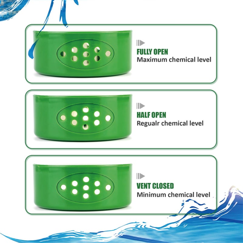 MKLZ Chlorine Floater for Pool, Floating Large Chlorine Dispenser, Bromine Tablet Holder, Fits 1 and 3 Inch Tablets for Above & In-Ground Swimming Pools, Spa Hot Tub, Funny Frog Float - Image 5