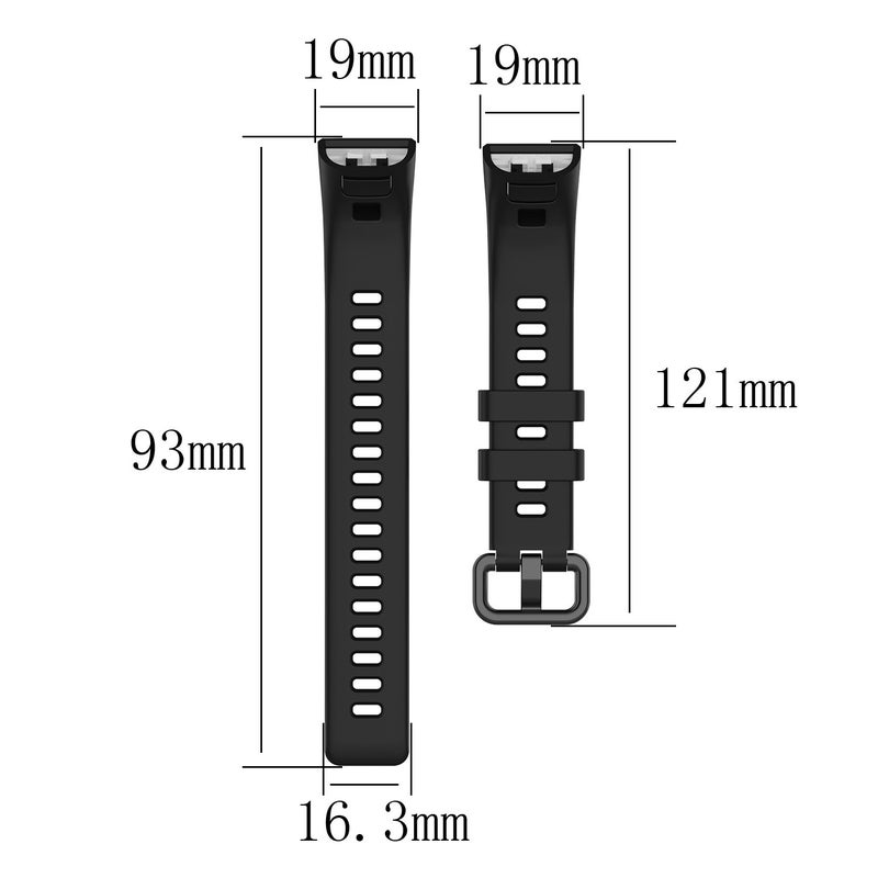 For Huawei Bracelet Band 3/Band4 Pro Silicone Strap Ter-B09/Ter-B29S Replacement Wristband - Image 3