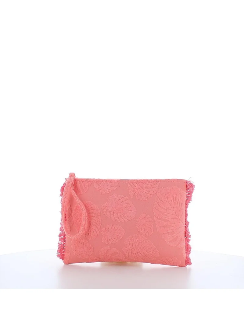 مارينا جالانتي Marina Galanti Lotzorai Terry-Effect Beauty Case -  Coral