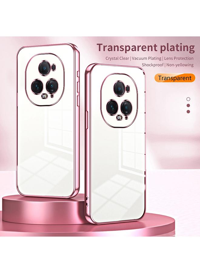 Green Tiger Case For Honor Magic5 Ultimate Transparent Plating Fine Hole Phone Case - Image 2