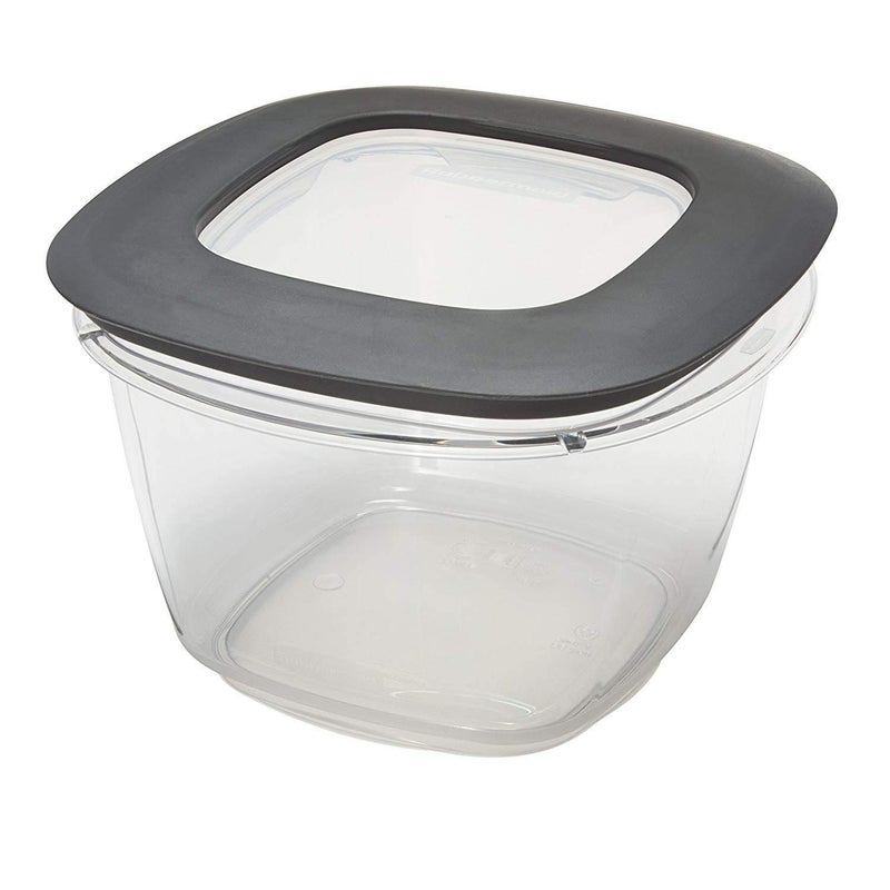 رابر ميد Rubbermaid Premier Easy Find Find Lids 7-Cup Prep and Food Storage Container Gray | BPA Free and Stain Resistant - Image 1