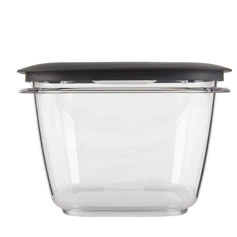 رابر ميد Rubbermaid Premier Easy Find Find Lids 7-Cup Prep and Food Storage Container Gray | BPA Free and Stain Resistant - Image 4