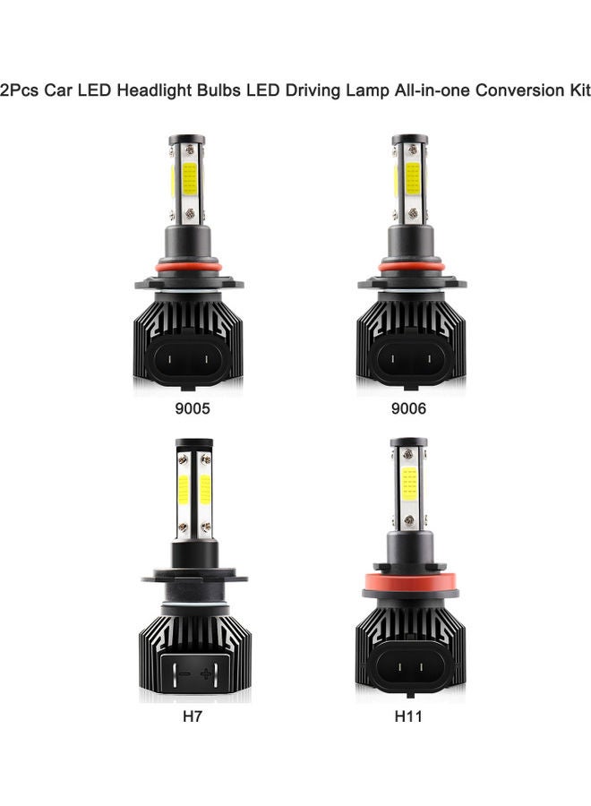 Loquat 2-Piece Waterproof Car LED Headlight Bulbs - Image 4