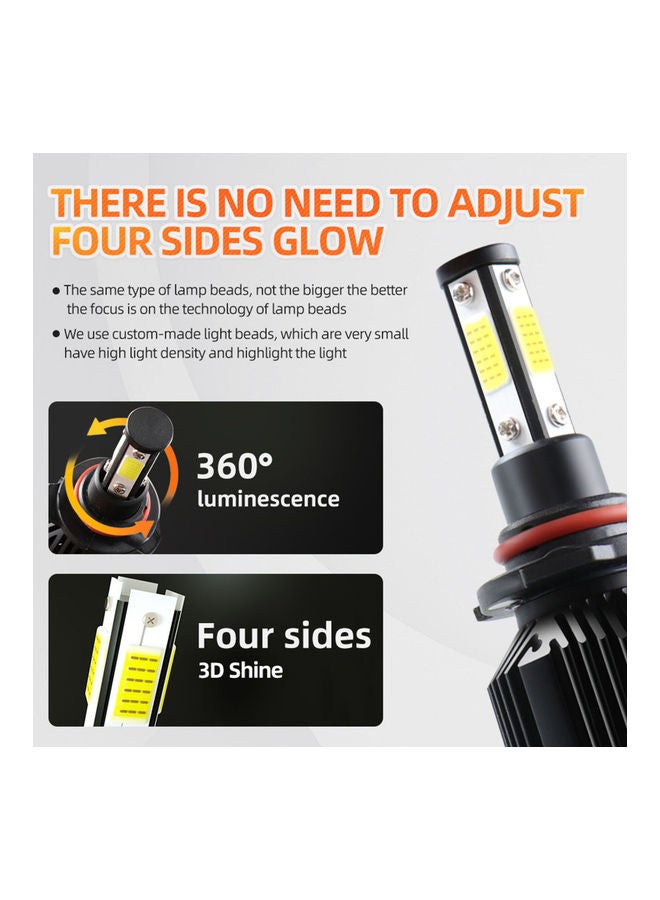 Loquat 2-Piece Waterproof Car LED Headlight Bulbs - Image 5