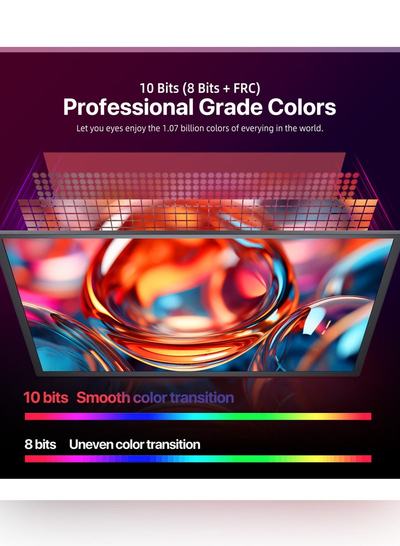 أوبيرفكت شاشة الألعاب المحمولة UPERFECT 18.4 بوصة HDR 4K 3840*2160 HDR 4K أو الكمبيوتر المحمول/الهاتف/وحدة التحكم في الألعاب، قابلة للتركيب VESA - Image 2