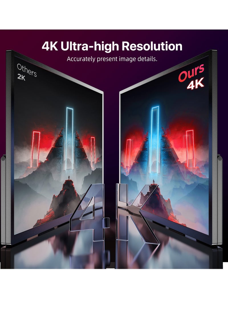 أوبيرفكت شاشة الألعاب المحمولة UPERFECT 18.4 بوصة HDR 4K 3840*2160 HDR 4K أو الكمبيوتر المحمول/الهاتف/وحدة التحكم في الألعاب، قابلة للتركيب VESA - Image 4