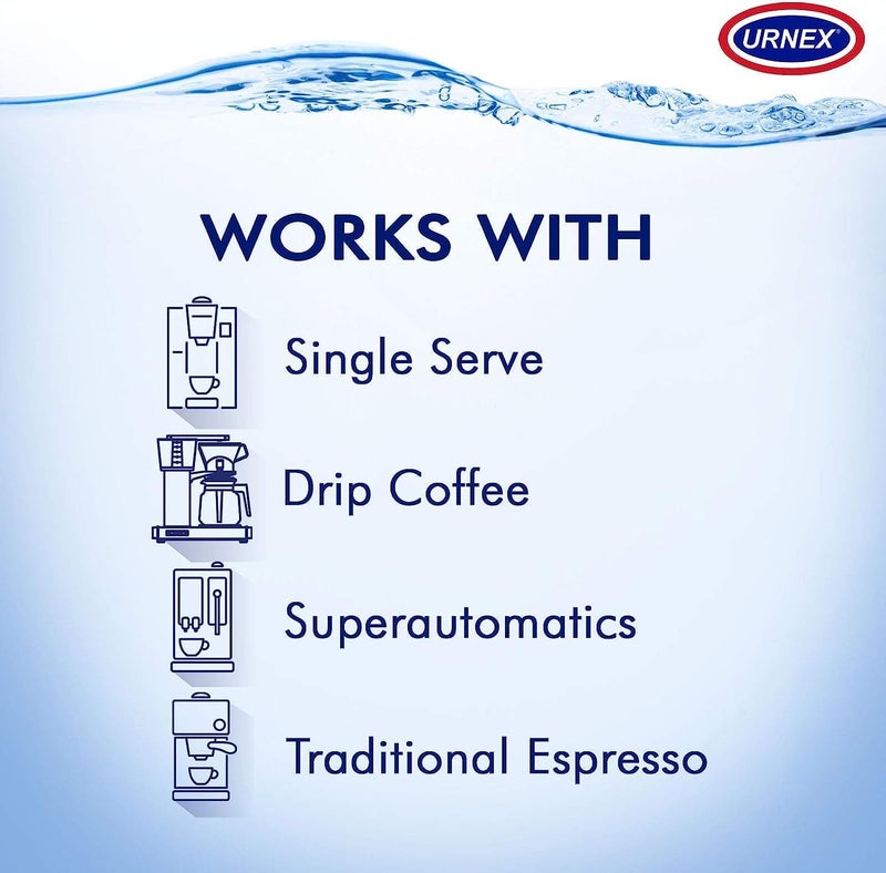 Urnex Descaling Powder Solution - 4 Uses - Activated Scale Remover for use with Keurig 1.0/2.0, Home Coffee and Espresso Machines, Kettles, Garment Steamers - Image 4