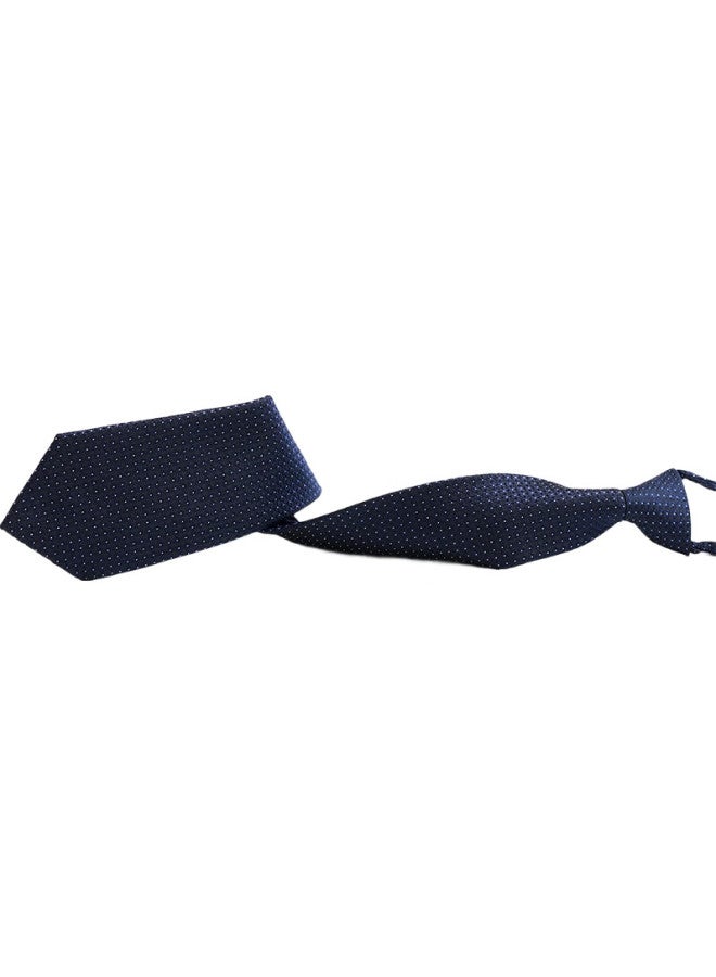 Northrop Martin High-End Silk Tie For Men, Pre-Tied With Zipper, Lazy Business Groom Wedding Gift Set - Image 2