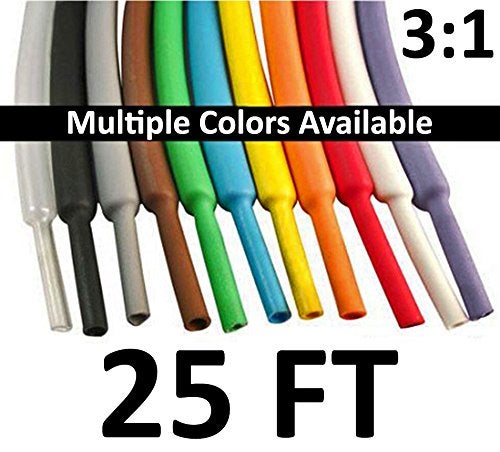 Electriduct 7/8" Heat Shrink Tubing 3:1 Ratio Shrinkable Tube Cable Sleeve - 25 Feet (Black) - Image 2