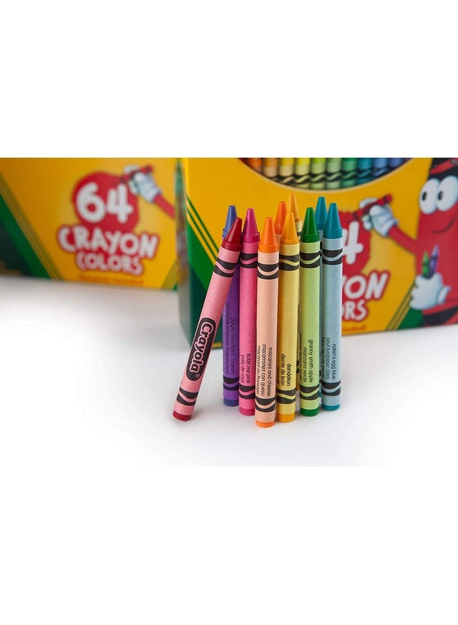 كرايولا مجموعة من 64 قلم تلوين مع مبراة - Image 4