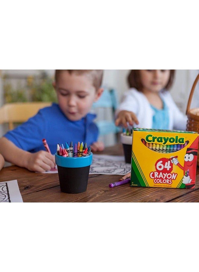 كرايولا مجموعة من 64 قلم تلوين مع مبراة - Image 3