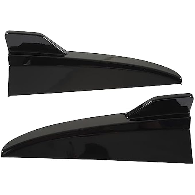 YDuupxe Rear Bumper Lip Rear Lip Bumper Splitter with Pretty Design, Scratch Protector for CClass W205 C43 AMGLine 2015-2021 (Glossy Black) - Image 2