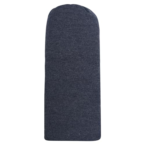 Queen Style Unisex Acrylic Reversible Balaclava/Monkey Cap Blue-White, Free Size - Image 2