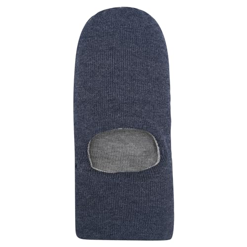 Queen Style Unisex Acrylic Reversible Balaclava/Monkey Cap Blue-White, Free Size - Image 1