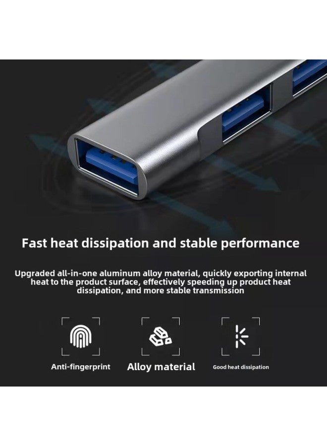 USB3.0 Expansion Dock Usb Splitter Conversion Head Notebook Computer Four-in-one Multi-function Plug-Number Of Interfaces:Usb+typec Interface  - Image 5