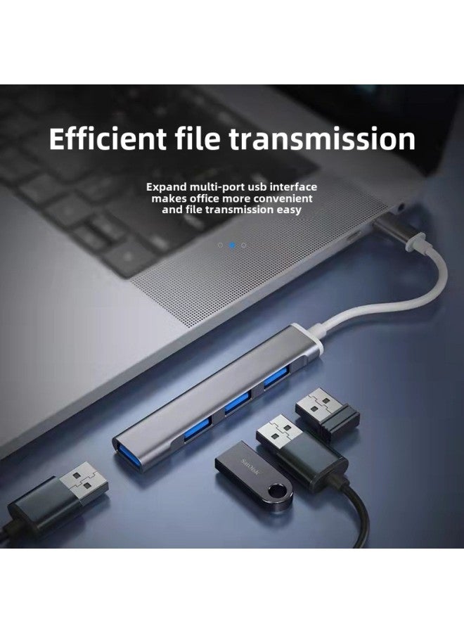 USB3.0 Expansion Dock Usb Splitter Conversion Head Notebook Computer Four-in-one Multi-function Plug-Number Of Interfaces:Usb+typec Interface  - Image 4