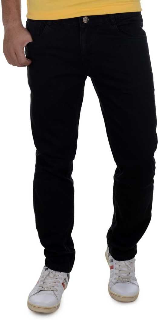 Ben Martin Men's Regular Fit Stretchable 38 Size Black Cotton Denim Jeans Pant for Men, JJ3-17 - Image 5