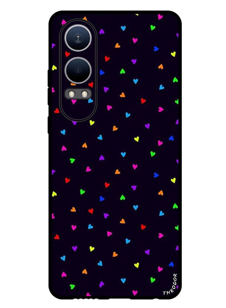 Theodor Protective Case Anti Scratch Shock Proof Bumper Cover For Oppo K12x (China) Small Hearts (2)  - Image 1