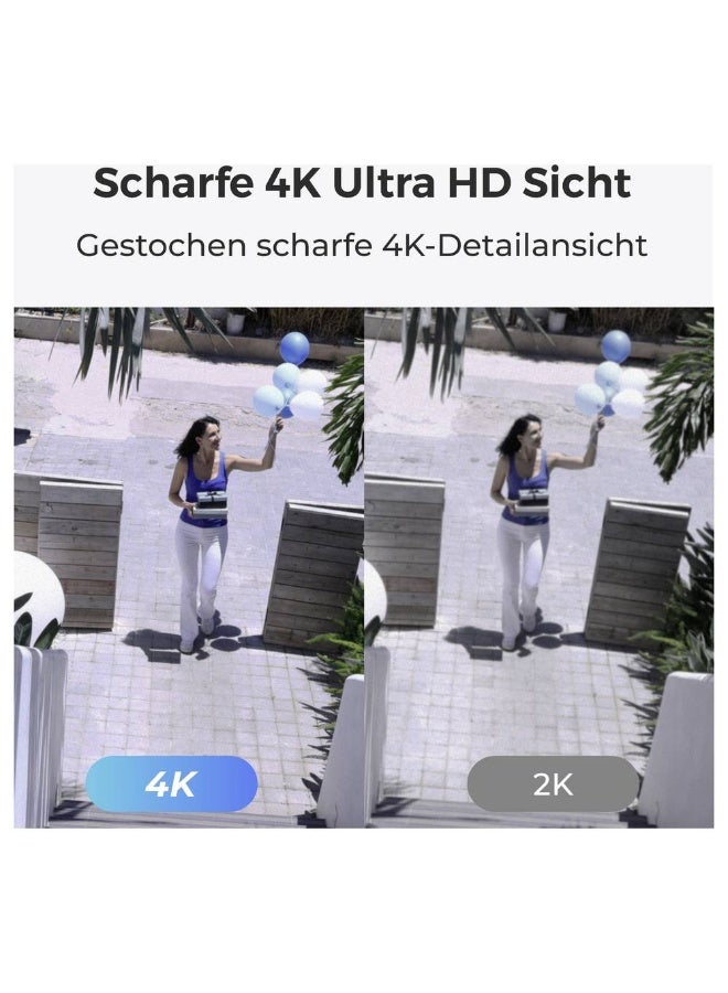 ريولينك كاميرا مراقبة أمنية ذكية P330 4K PoE – رؤية 4K Ultra HD مع رؤية ليلية 100 قدم، كشف AI للأشخاص/المركبات/الحيوانات، طاقة عبر الإيثرنت، صوت ثنائي الاتجاه وتسجيل صوتي، IP66 للاستخدام الخارجي - Image 2