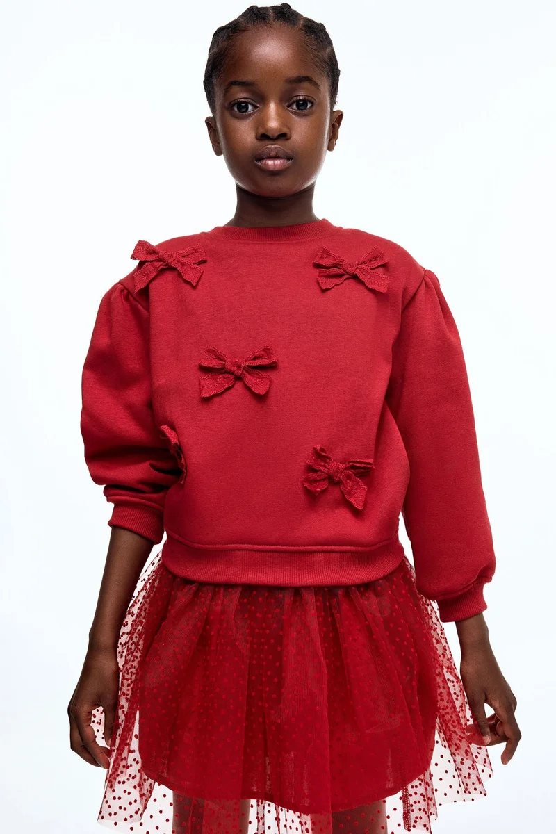 H&M Appliquéd brushed-inside sweatshirt