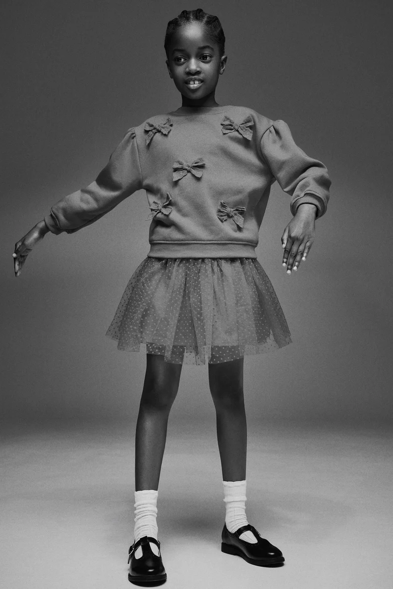 H&M Appliquéd brushed-inside sweatshirt