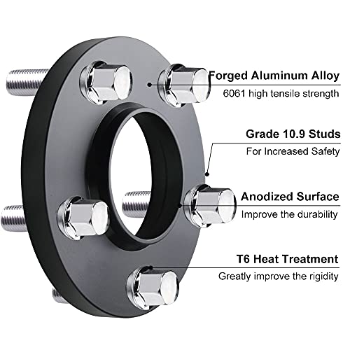 DCVAMOUS 2PC 5x120 Hubcentric Wheel Spacers 1/2 Inch (12mm) 72.6mm Bore with 12x1.5 Bolts (40mm Shank Cone Seat) Compatible with BMW 5 Lug for E36 E46 E90 E92 318i 325i 328i 335i 525i 530i 730i 740i - Image 5