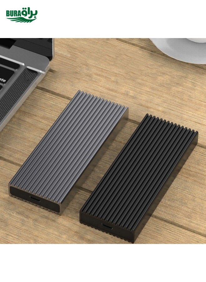 BURAQ - M.2 NVME / NGFF Mobile Hard Disk Box TYPE-C3.1 Notebook External Solid State Drive Box, Style: PC280K NVME Single Cable - Image 1
